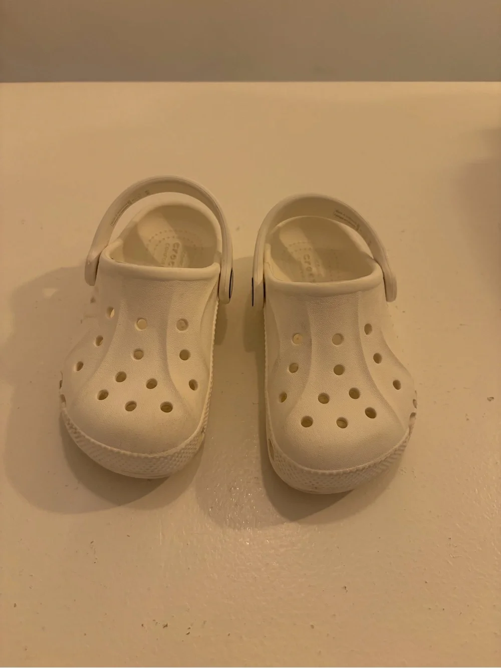 Crocs Classic White Kids Clogs Size C8